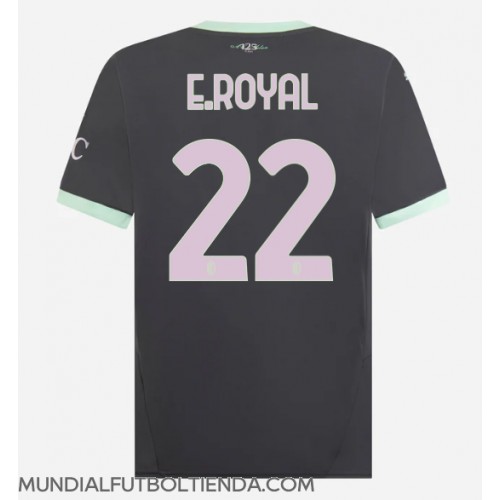 Camiseta AC Milan Emerson Royal #22 Tercera Equipación Replica 2024-25 mangas cortas